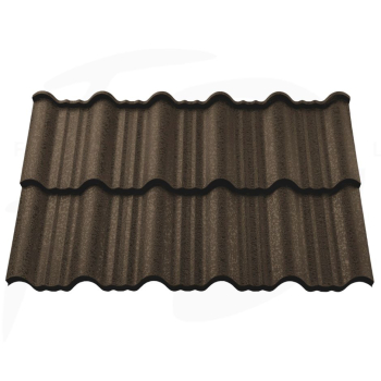 Blachodachówka modułowa Enigma w powłoce Pladur Relief IceCrystal firmy Blachotrapez