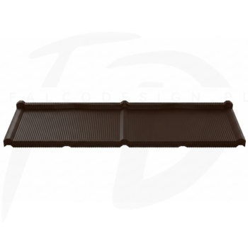 Blachodachówka jednomodułowa Kuga w Powłoce Wrinkle Mat Plus z 60 letnią gwarancją