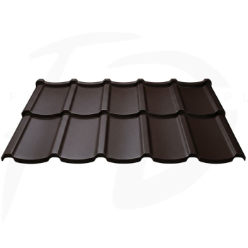 Blachodachówka modułowa Talia w powłoce Pladur Wrinkle mat Plus firmy Blachotrapez