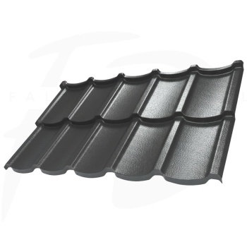 Blachodachówka modułowa Talia w powłoce Aluminium STUCCO firmy Blachotrapez