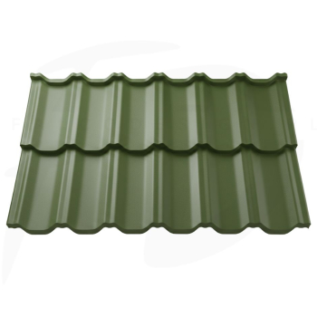 Blachodachówka German Simertic 30 w powłoce Pladur Wrinkle Mat firmy Blachotrapez