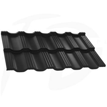 Blachodachówka Germania Simetric w powłoce Pladur Wrinkle Mat Plus firmy Blachotrapez