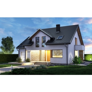 Blachodachówka Germania Simetric  w powłoce Pladur Relief IceCrystal firmy Blachotrapez