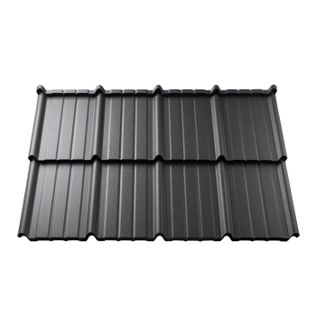 Blachodachówka modułowa Estima w powłoce Aluminium STUCCO/MAT firmy Blachotrapez