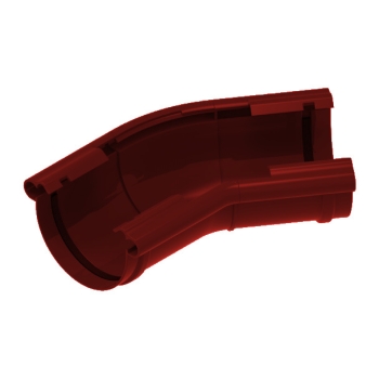 Narożnik uniwersalny PVC firmy KROP 120⁰-145⁰ - 130 kolor czerwony