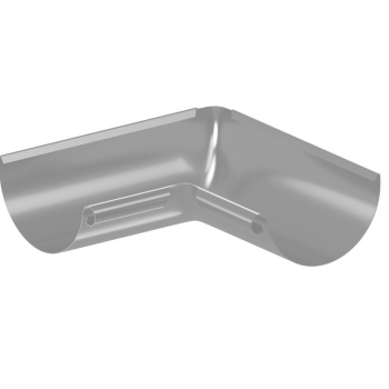 Narożnik wewnętrzny 90° stalowy &#8960; 150 firmy KROP kolor antracyt metaliczny
