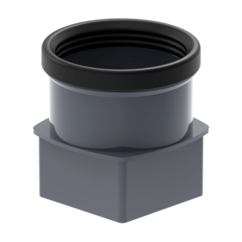 Adapter do systemu rynny ukrytej