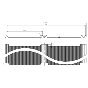 Panel T-Panel powłoka Pladur Wrinkle mat firmy Blachotrapez